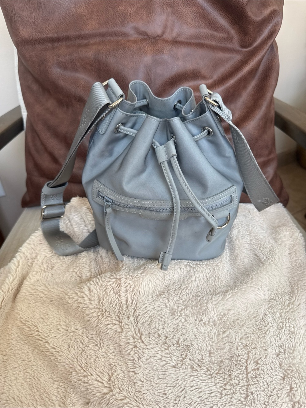 Longchamp Le Pliage Neo Drawstring Bucket Bag